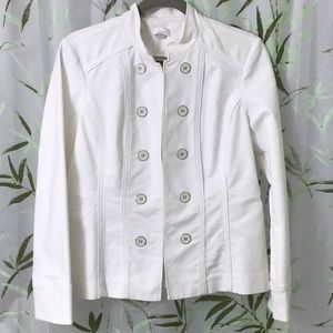 Chico’s Jacket Sz. 1 (8-10) 5 hook & eye closures